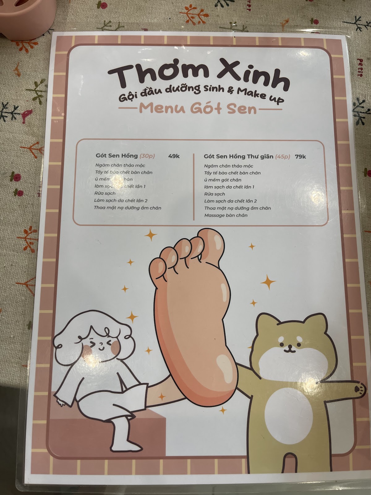 Goi Dau Duong Sinh & Makeup Thom Xinh