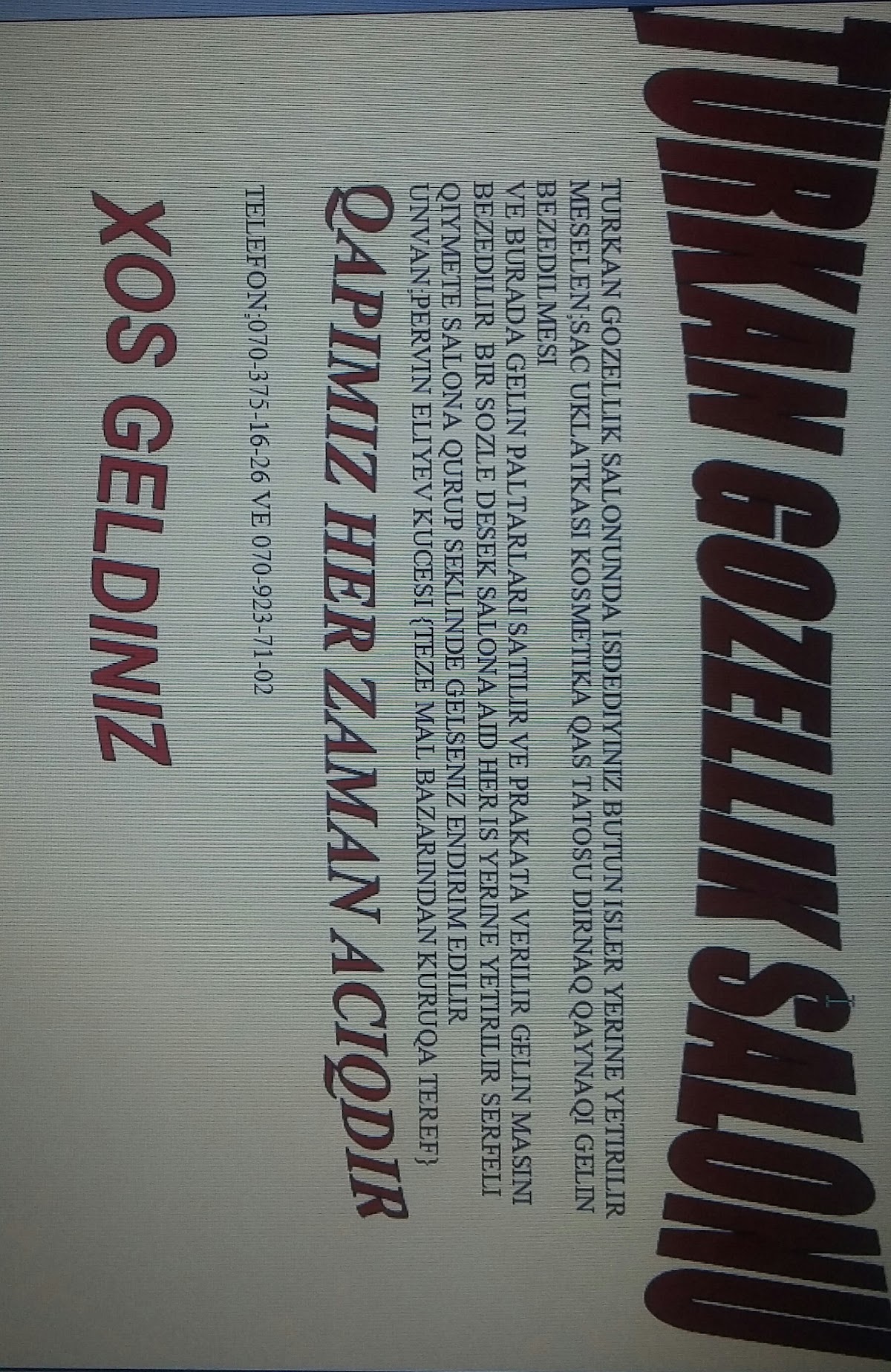 Turkan Gozellik Salonu