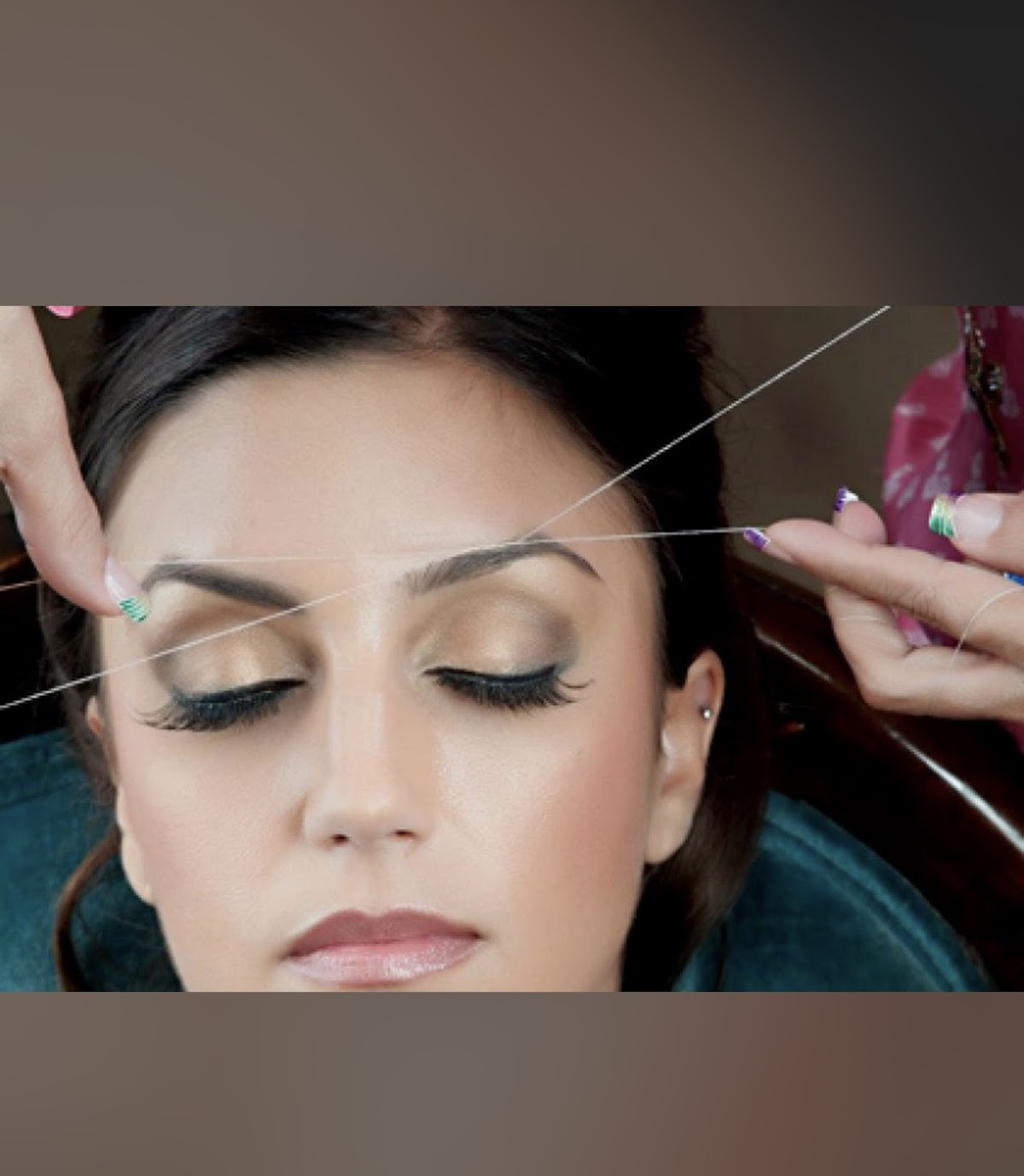 THE NATURAL EYEBROWS THREADING