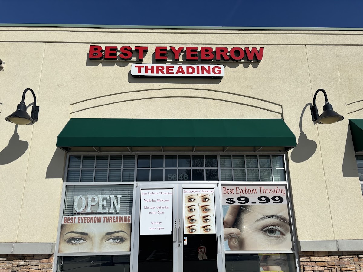 Best eyebrow threading, Utah