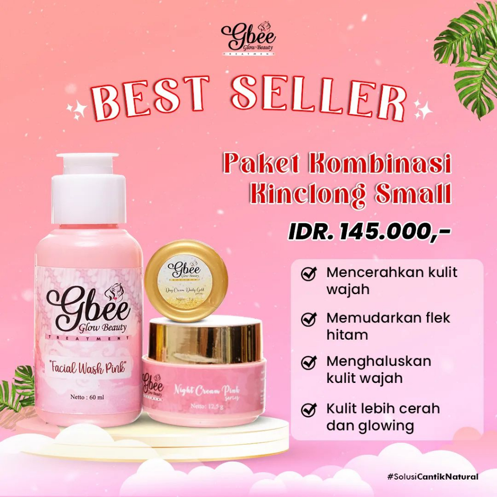 Toko Maulidahil Kosmetik Skincare Gbee Glow Beauty