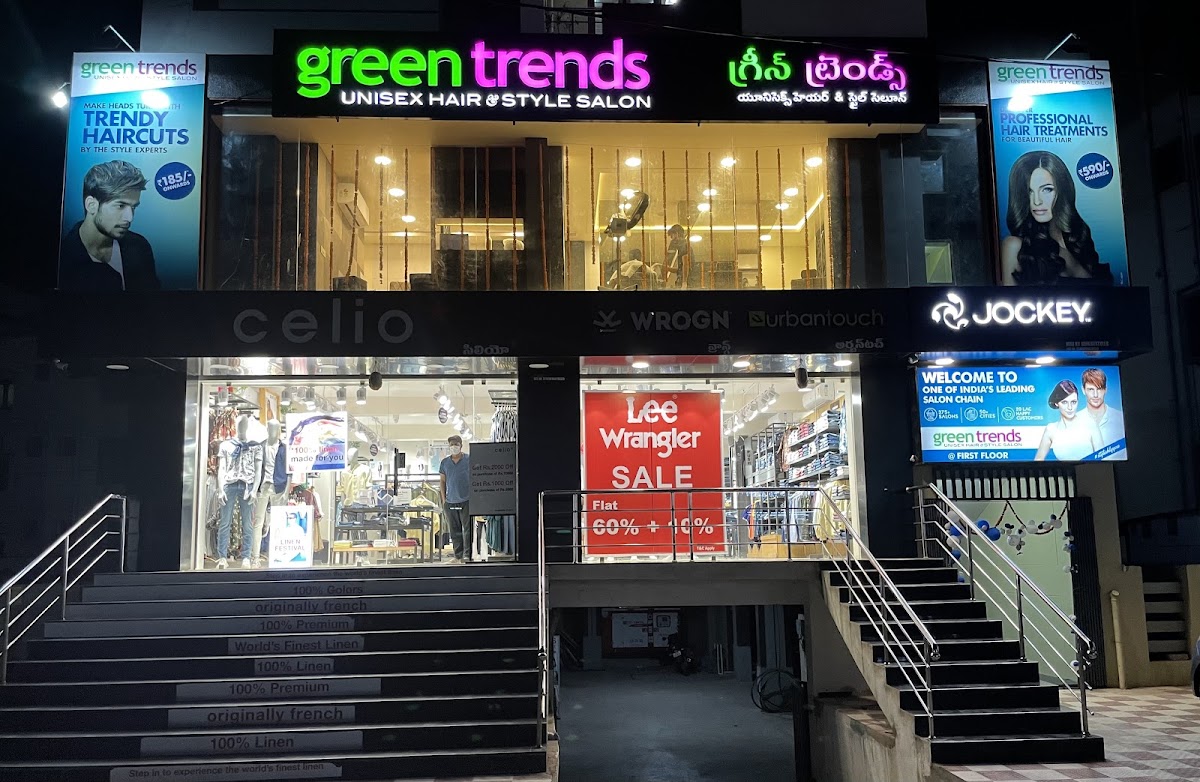 Green Trends Unisex Hair & Style Salon - Vizianagaram
