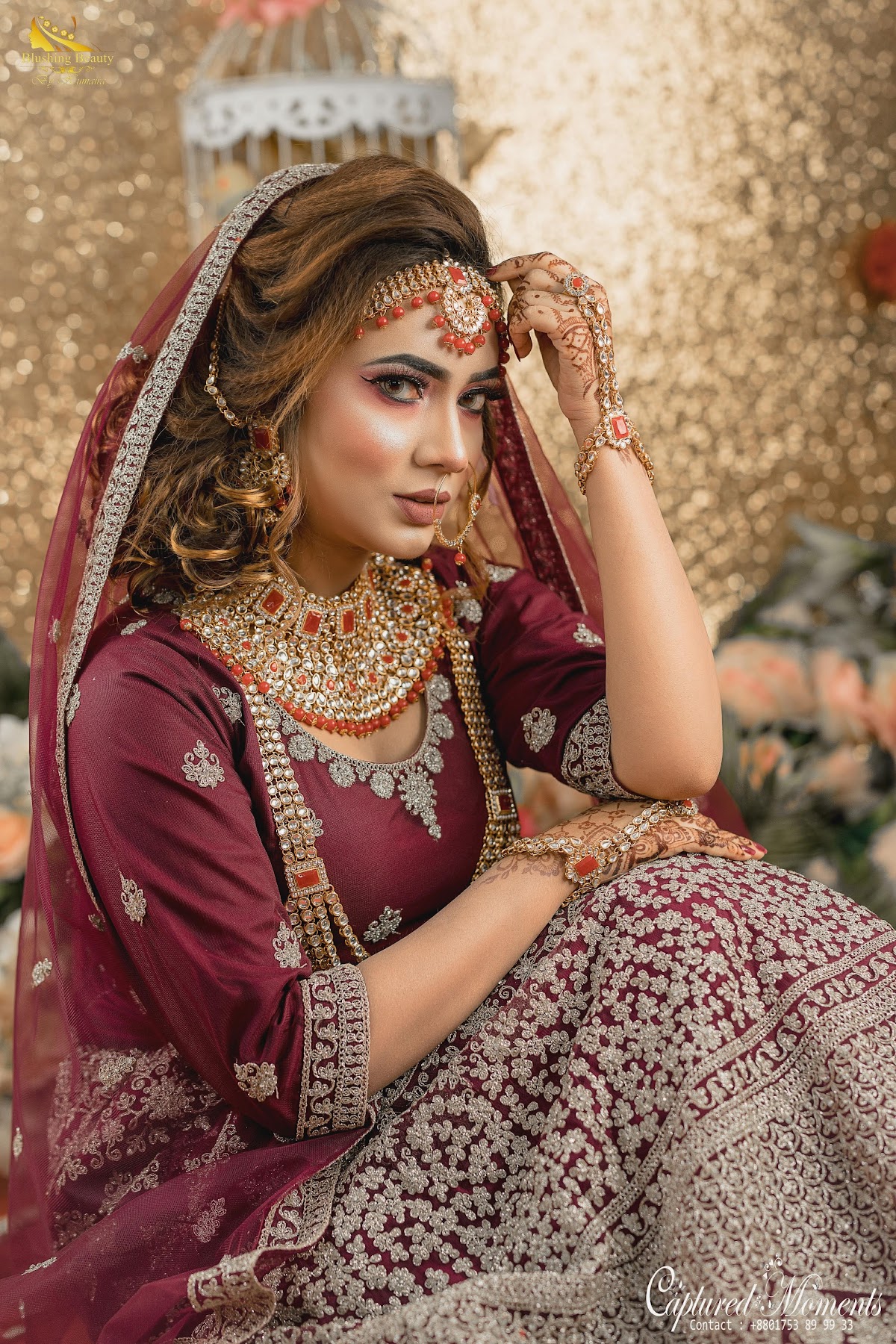 Blushing Beauty by Humaira