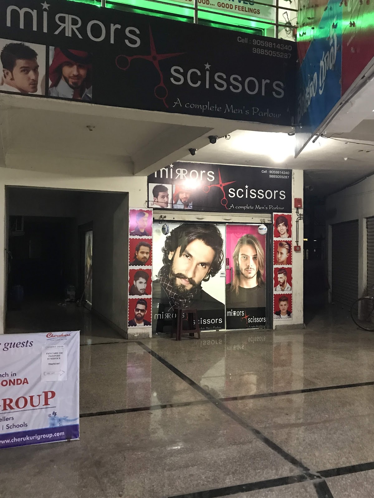 Mirrors & Scissors Men's Saloon