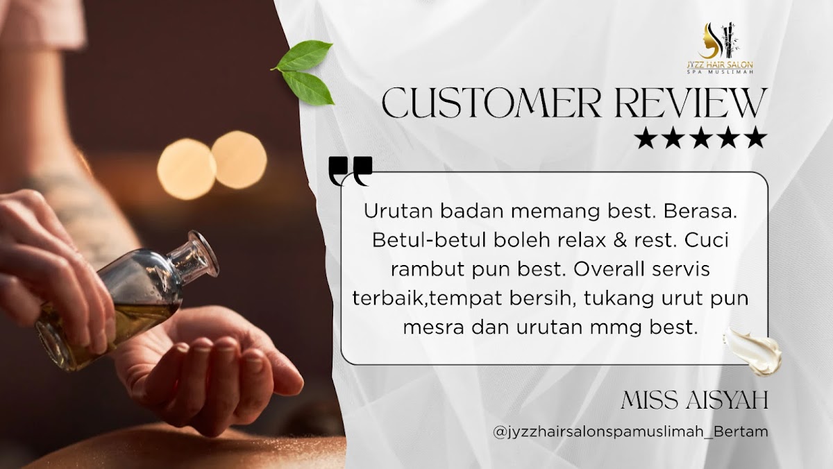 JYZZ HAIR SALON & SPA MUSLIMAH
