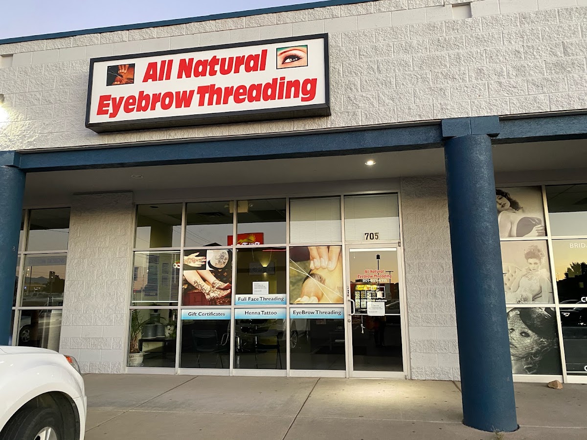 All Natural Eyebrow Threading
