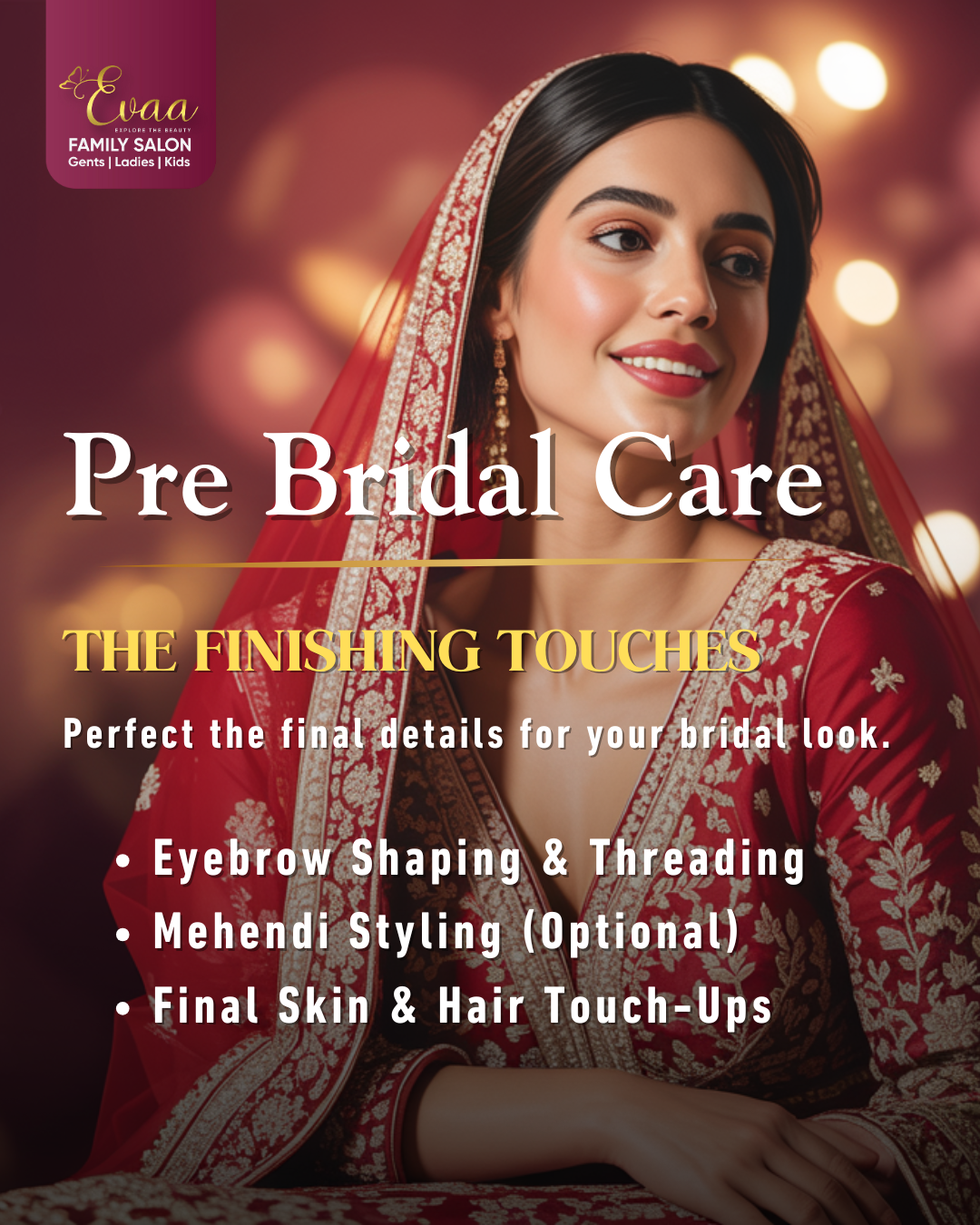 Evaa Best Unisex Ladies Salon Trivandrum | Bridal Makeup Studio Kowdiar