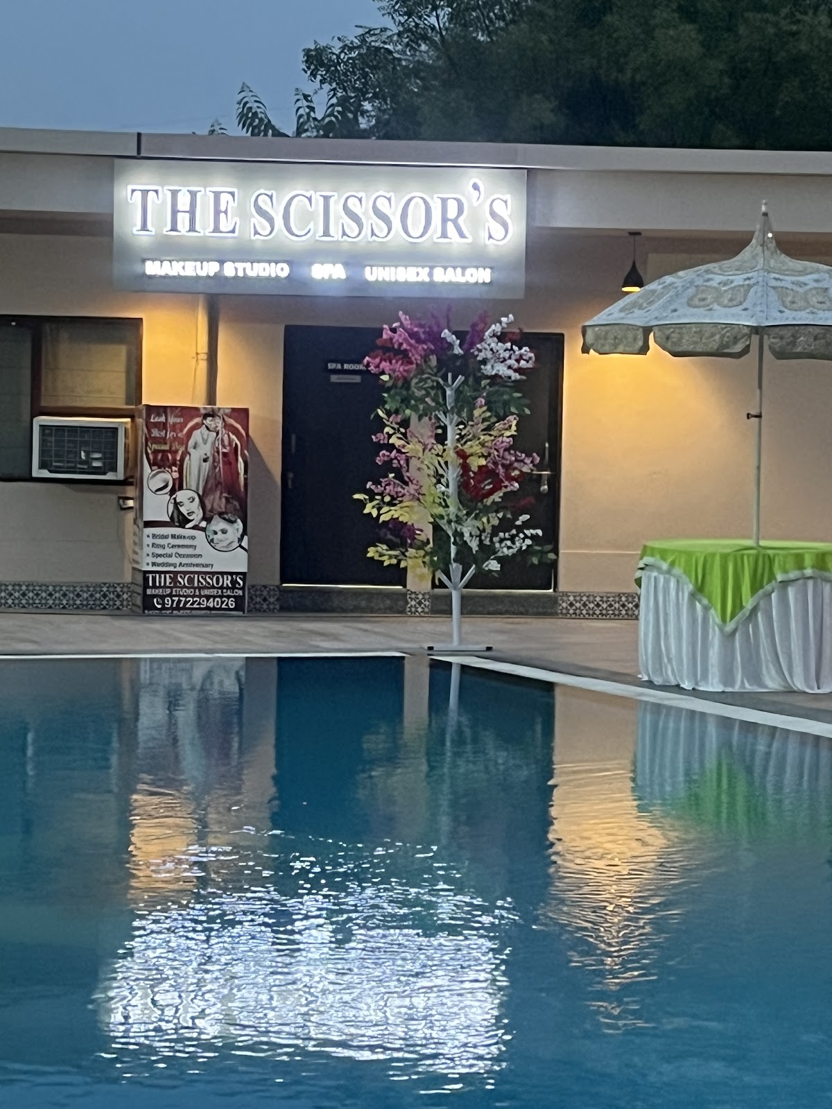 The Scissors Makeup Studio Spa Unisex Salon