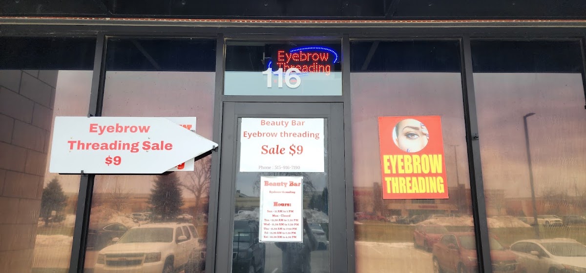 Beauty Bar Eyebrow Threading