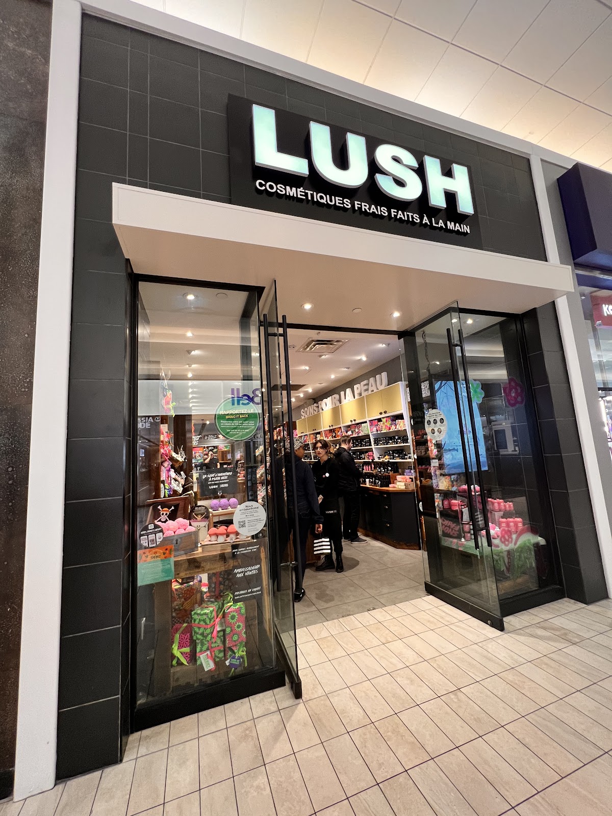Lush Cosmetics Galeries D'Anjou