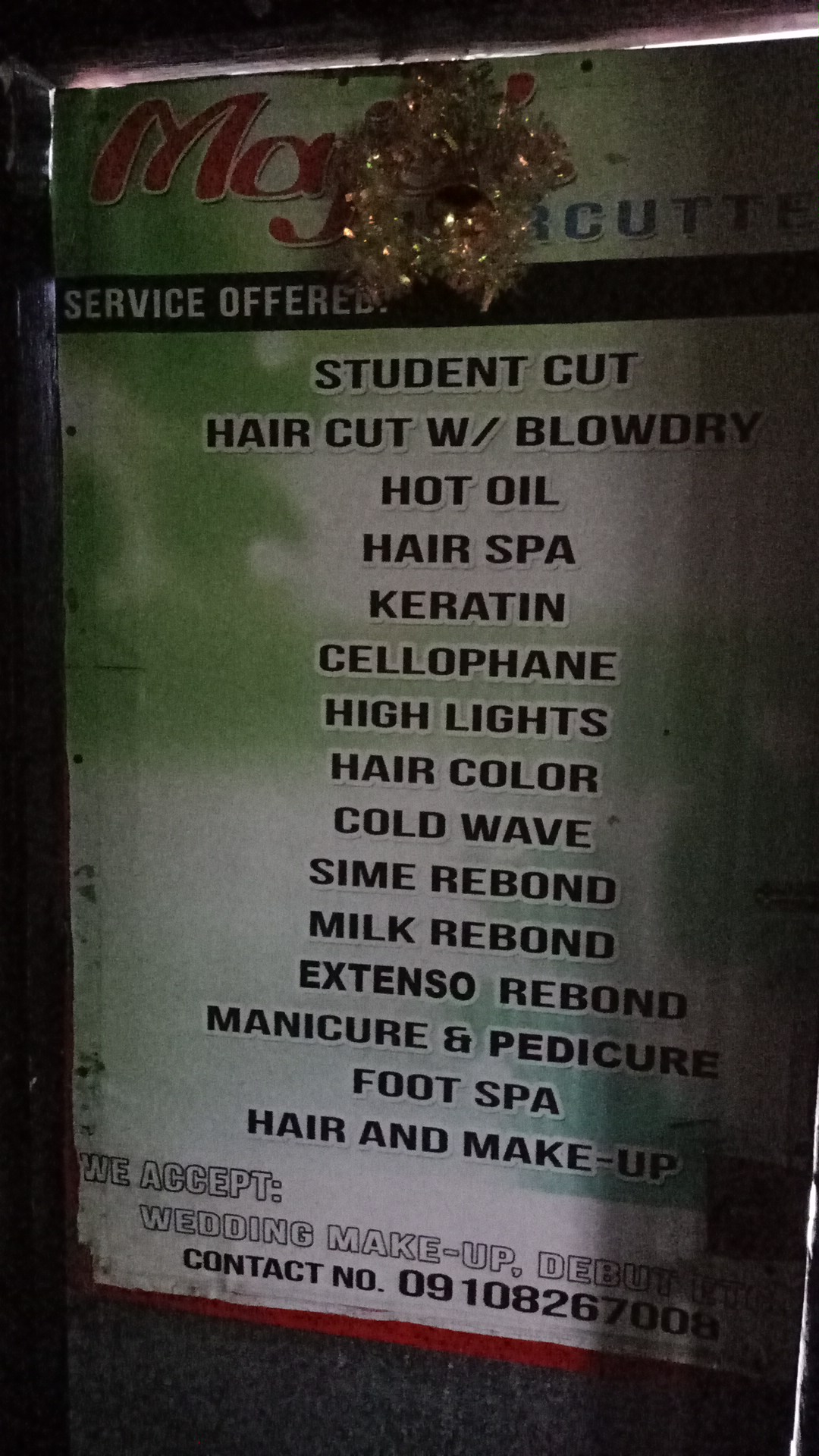 MAJA SALON Atimonan