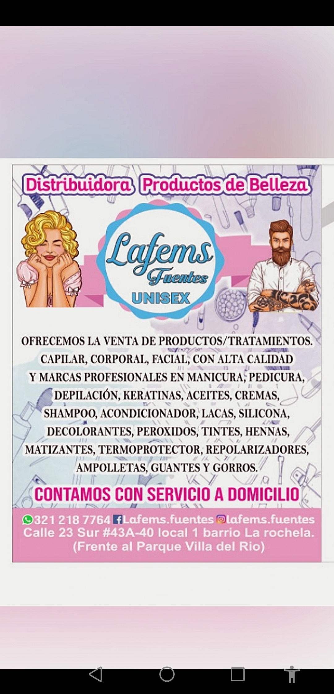 Distribuidora de productos de belleza
