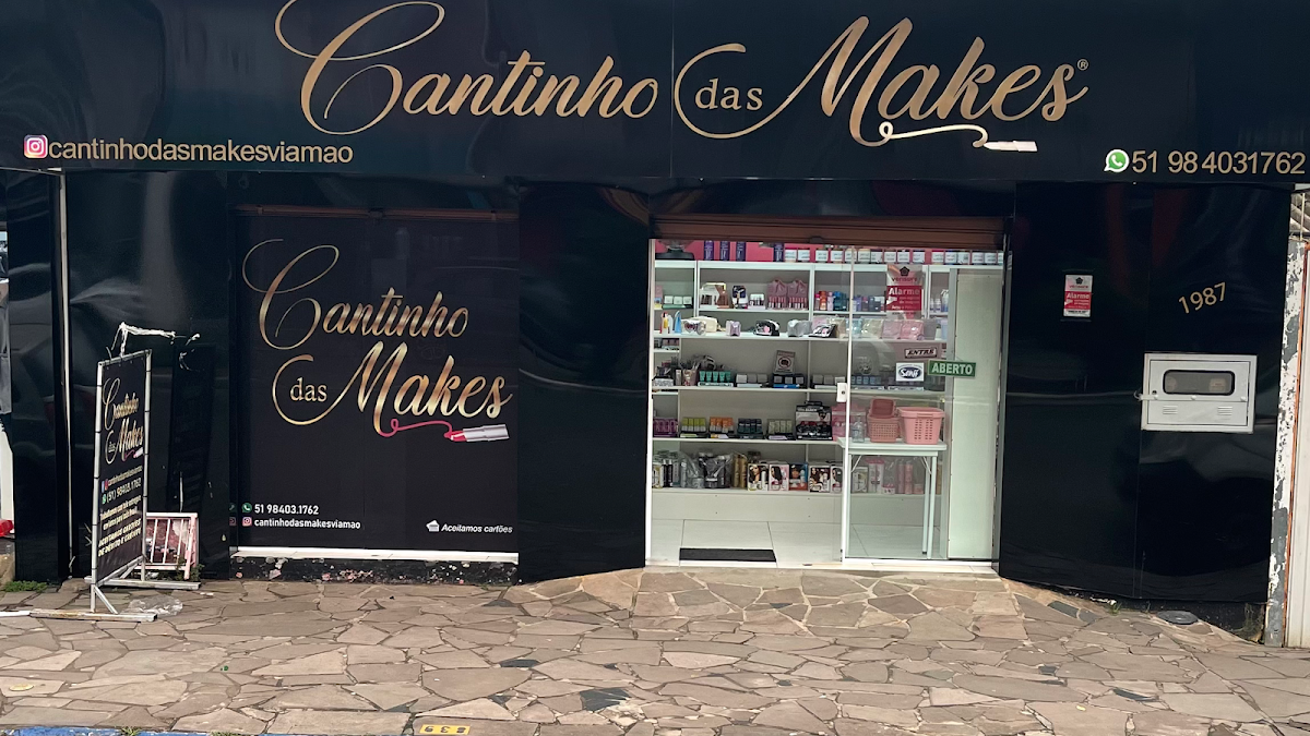 Loja de maquiagem Cantinho das Makes