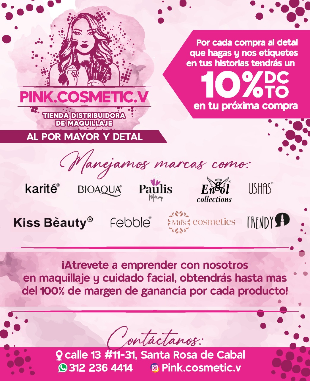 Pink Cosmetic V