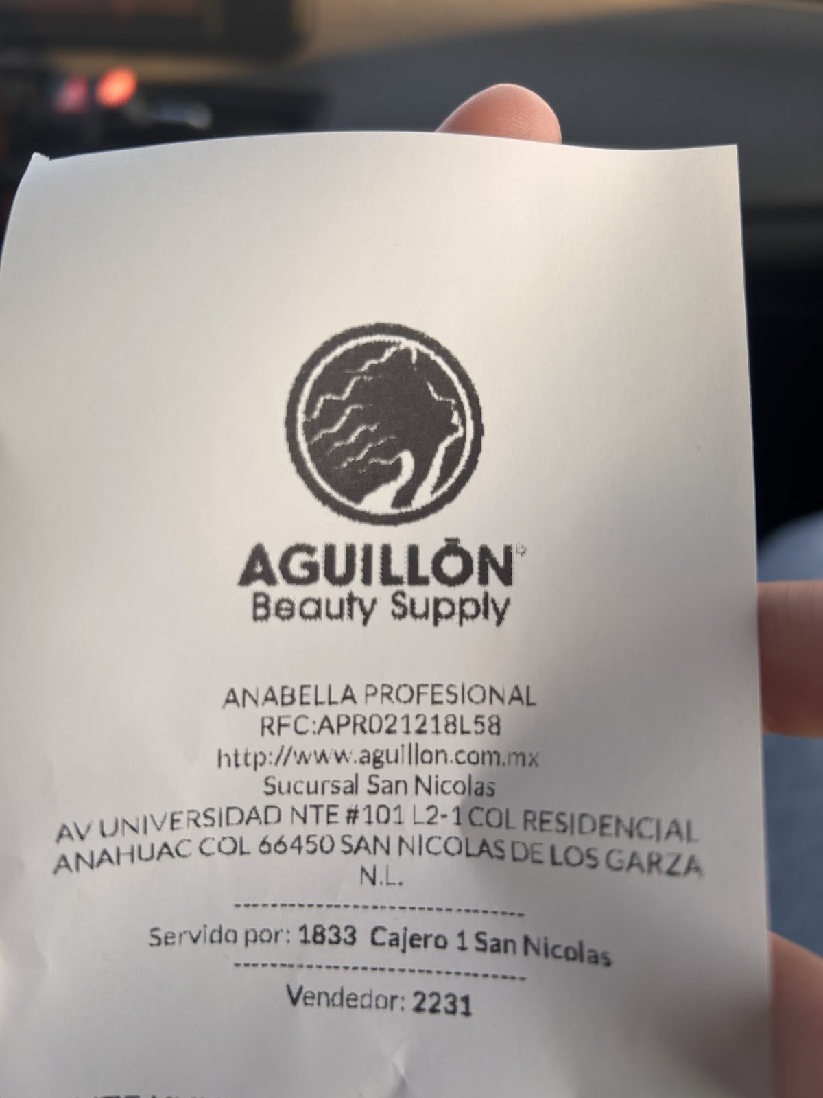 Aguillón Beauty Supply | Sucursal San Nicolás
