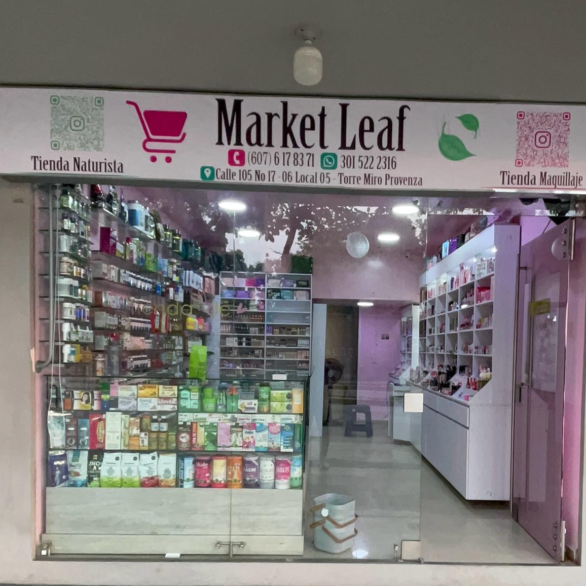 Market leaf maquillaje