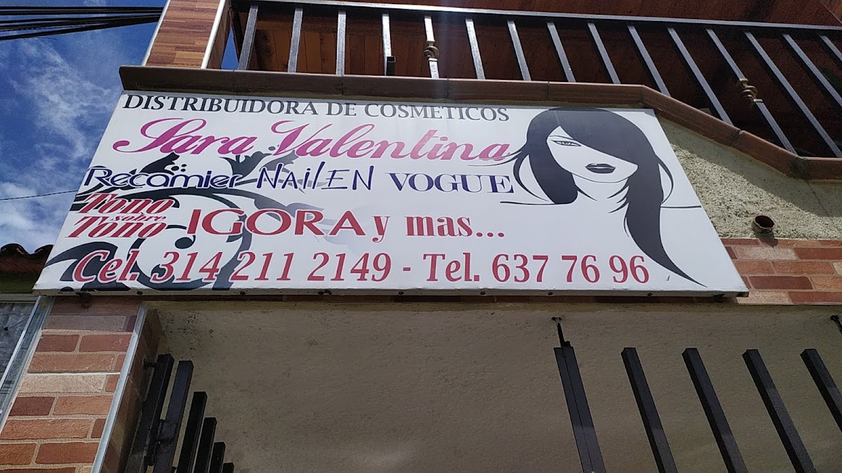 Distribuidora de cosméticos Sara Valentina